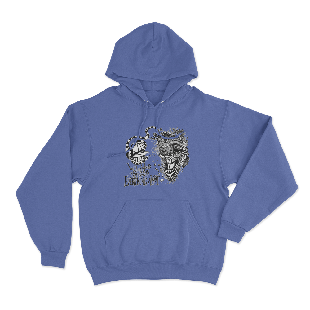 Everything Is A Lot Album Unisex Hoodie Blue Everything Is A Lot Album Unisex Hoodie Blue
