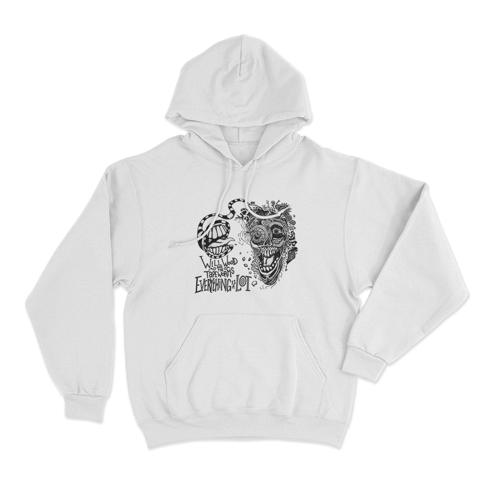 Everything Is A Lot Album Unisex Hoodie White Everything Is A Lot Album Unisex Hoodie White
