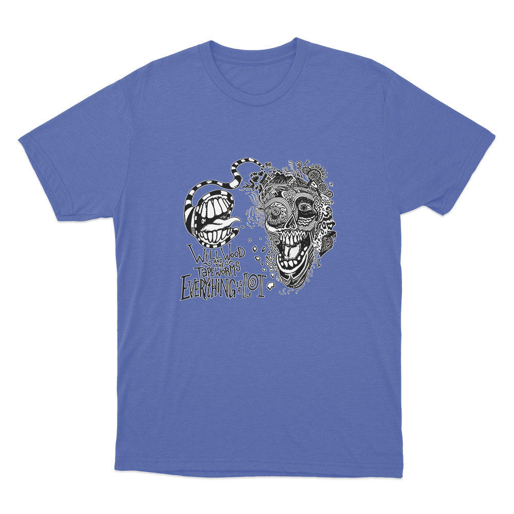 Everything Is A Lot Album Unisex T Shirt Blue Everything Is A Lot Album Unisex T Shirt Blue