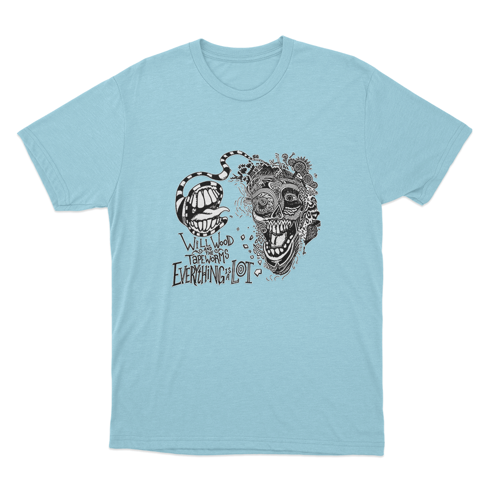 Everything Is A Lot Album Unisex T Shirt Sky Blue Everything Is A Lot Album Unisex T Shirt Sky Blue