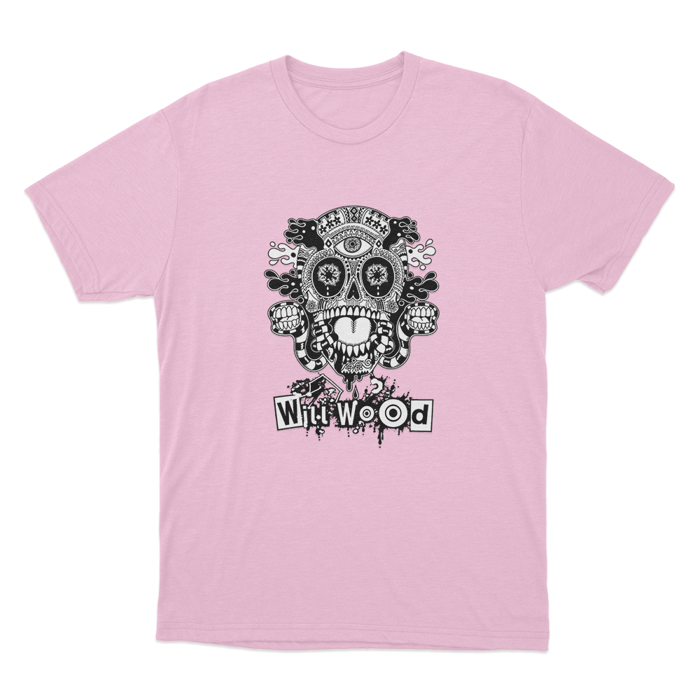 Host Skull Unisex T Shirt Pink Host Skull Unisex T Shirt Pink