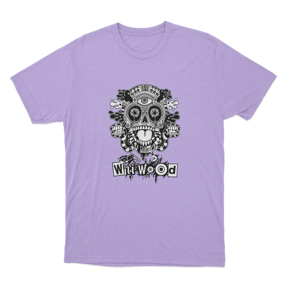Host Skull Unisex T Shirt Purple Host Skull Unisex T Shirt Purple