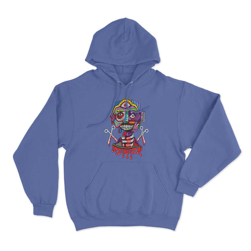 SELF-iSH Cover Unisex Hoodie Blue SELF iSH Cover Unisex Hoodie Blue