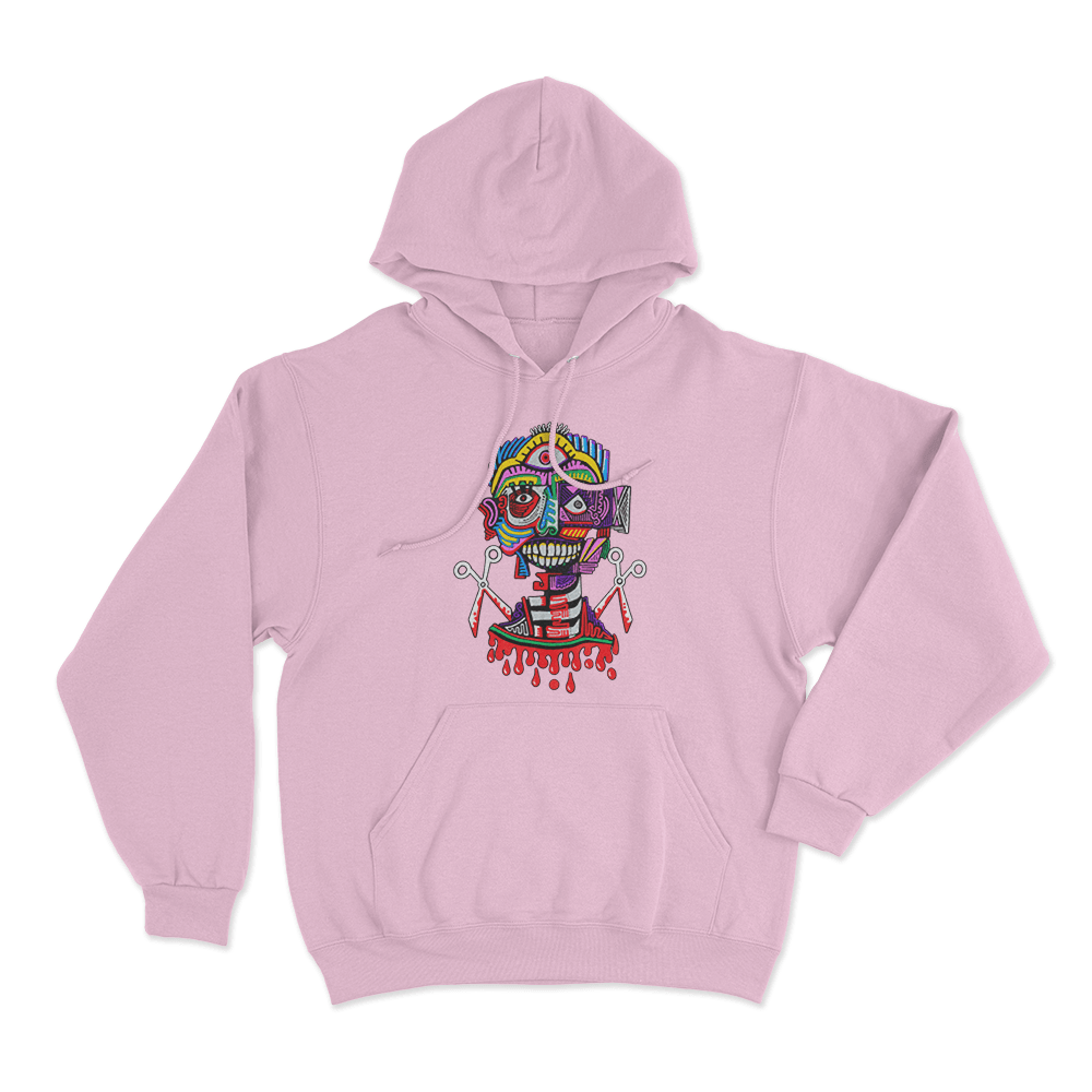 SELF-iSH Cover Unisex Hoodie Pink SELF iSH Cover Unisex Hoodie Pink