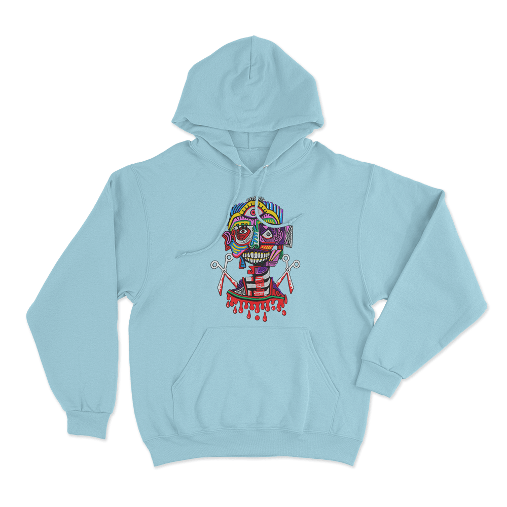 SELF-iSH Cover Unisex Hoodie Sky Blue SELF iSH Cover Unisex Hoodie Sky Blue
