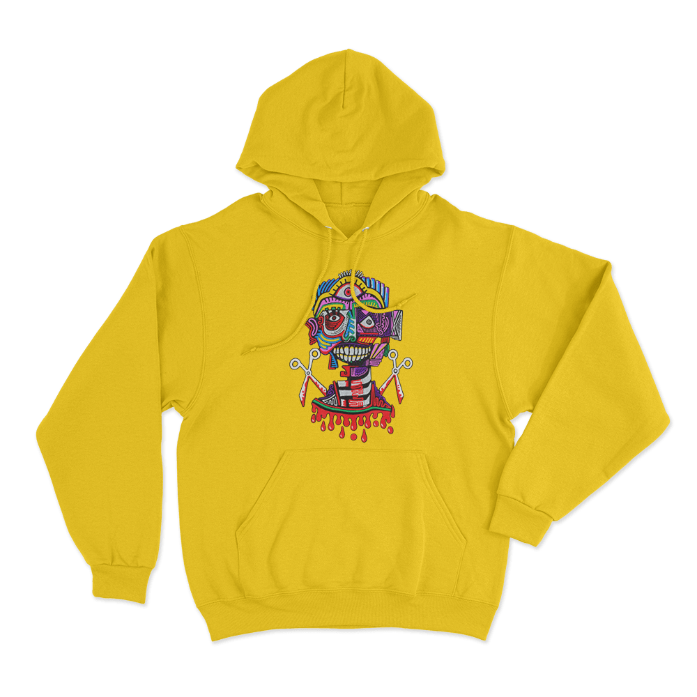 SELF-iSH Cover Unisex Hoodie Yellow SELF iSH Cover Unisex Hoodie Yellow