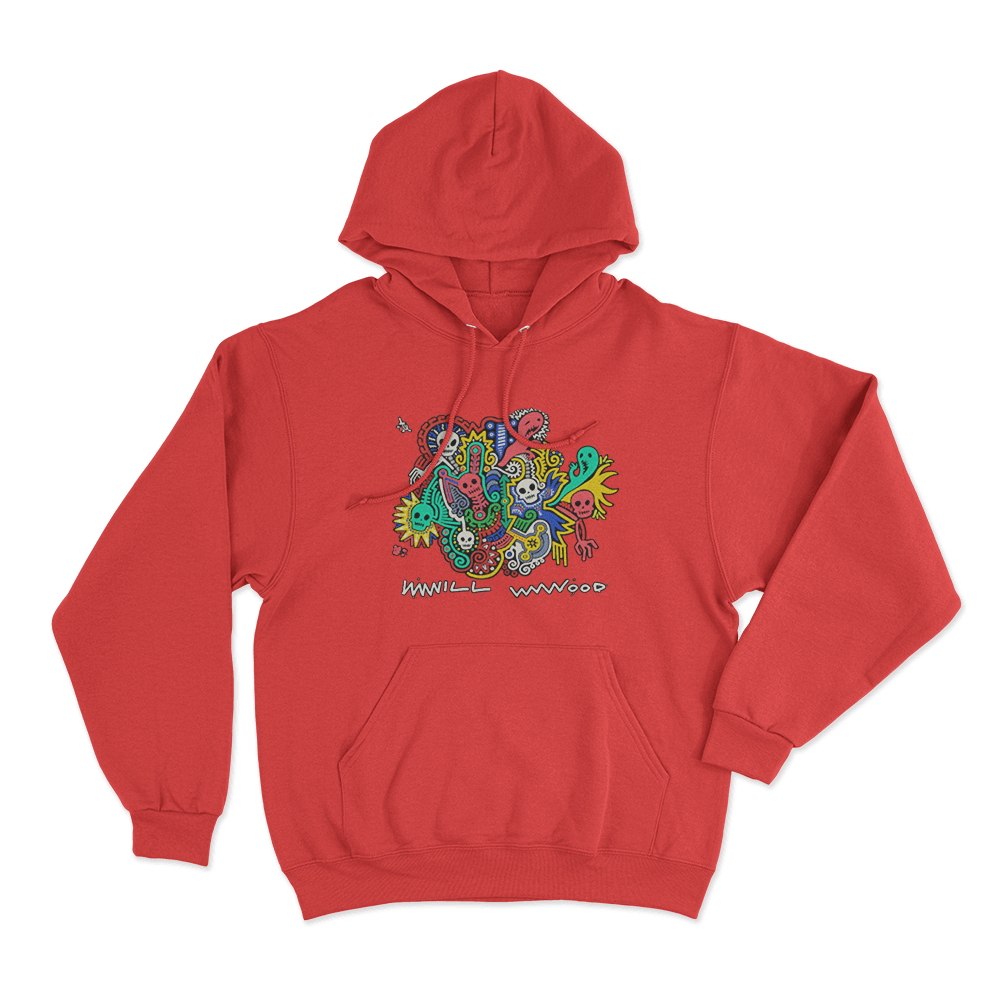 Will Wood Dybbuk Box Unisex Hoodie Red Will Wood Dybbuk Box Unisex Hoodie Red