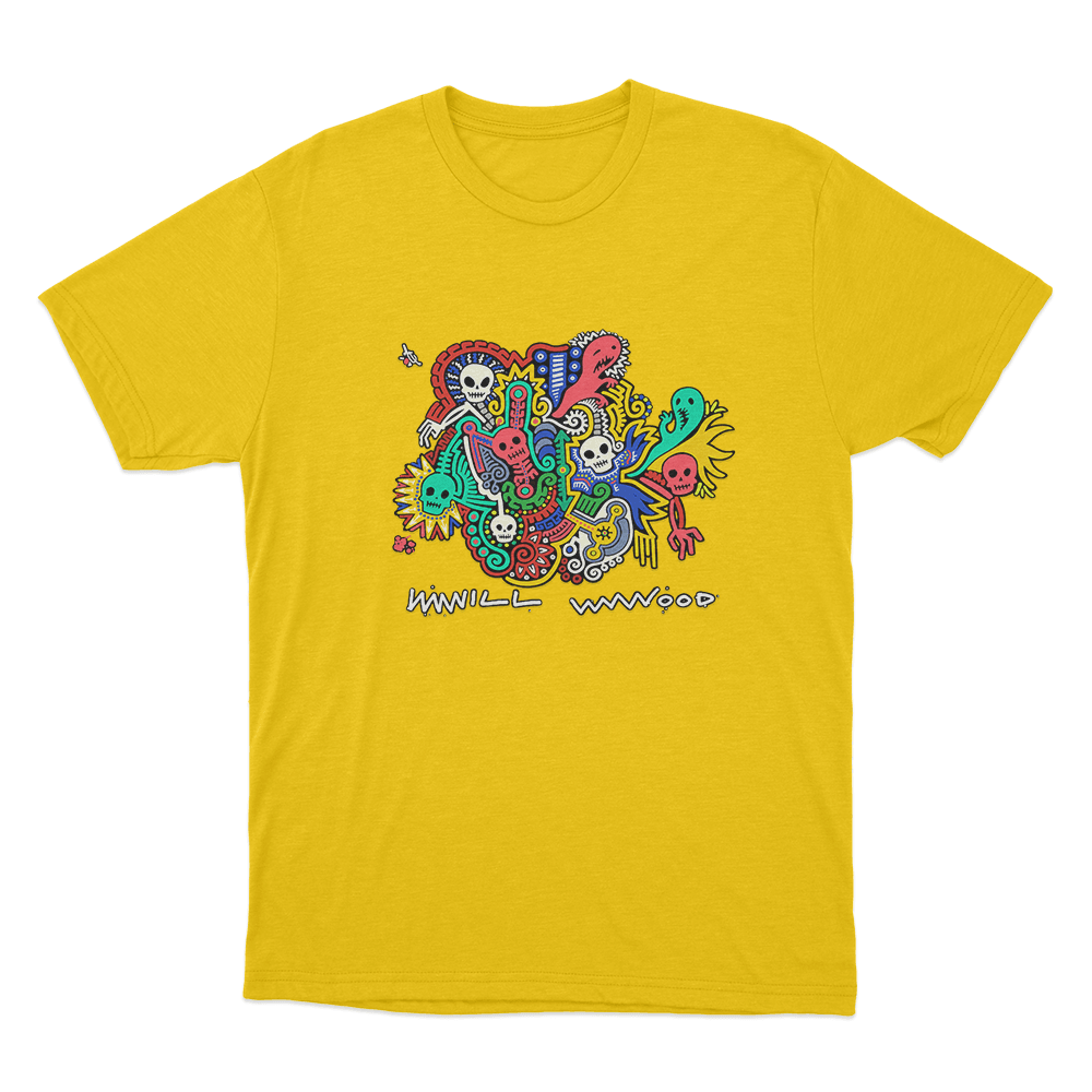 Will Wood Dybbuk Box Unisex T Shirt Yellow Will Wood Dybbuk Box Unisex T Shirt Yellow