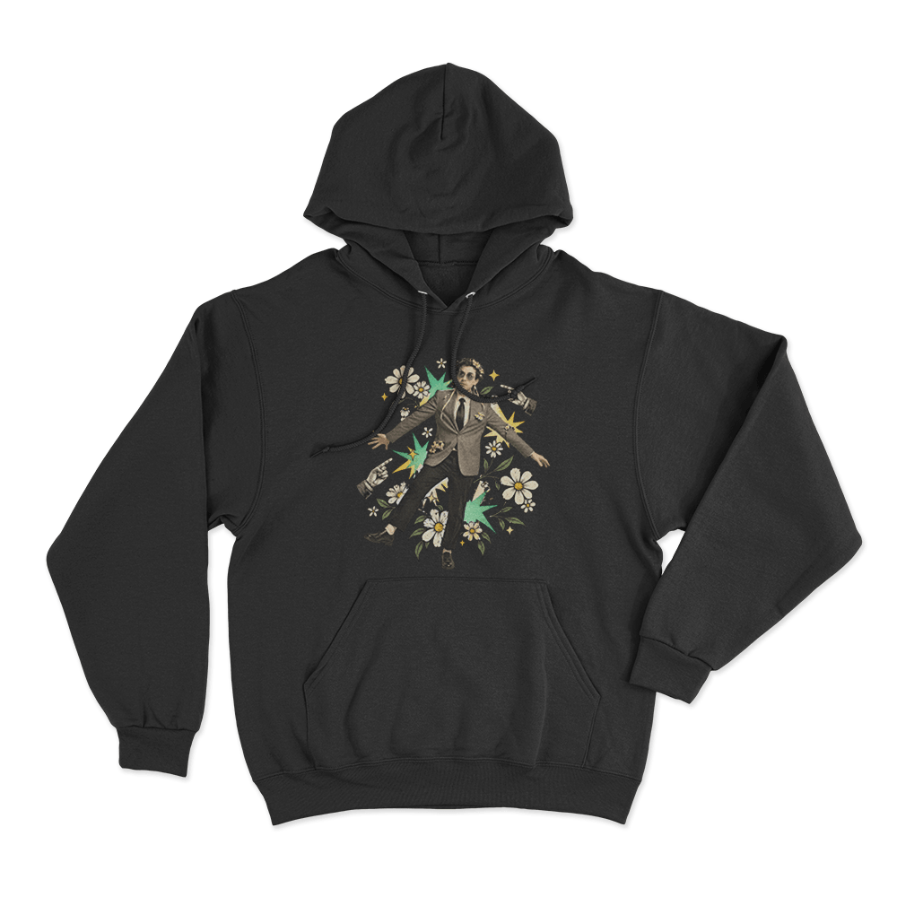 Will Wood Portrait Unisex Hoodie Black Will Wood Portrait Unisex Hoodie Black