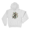 Will Wood Portrait Unisex Hoodie White